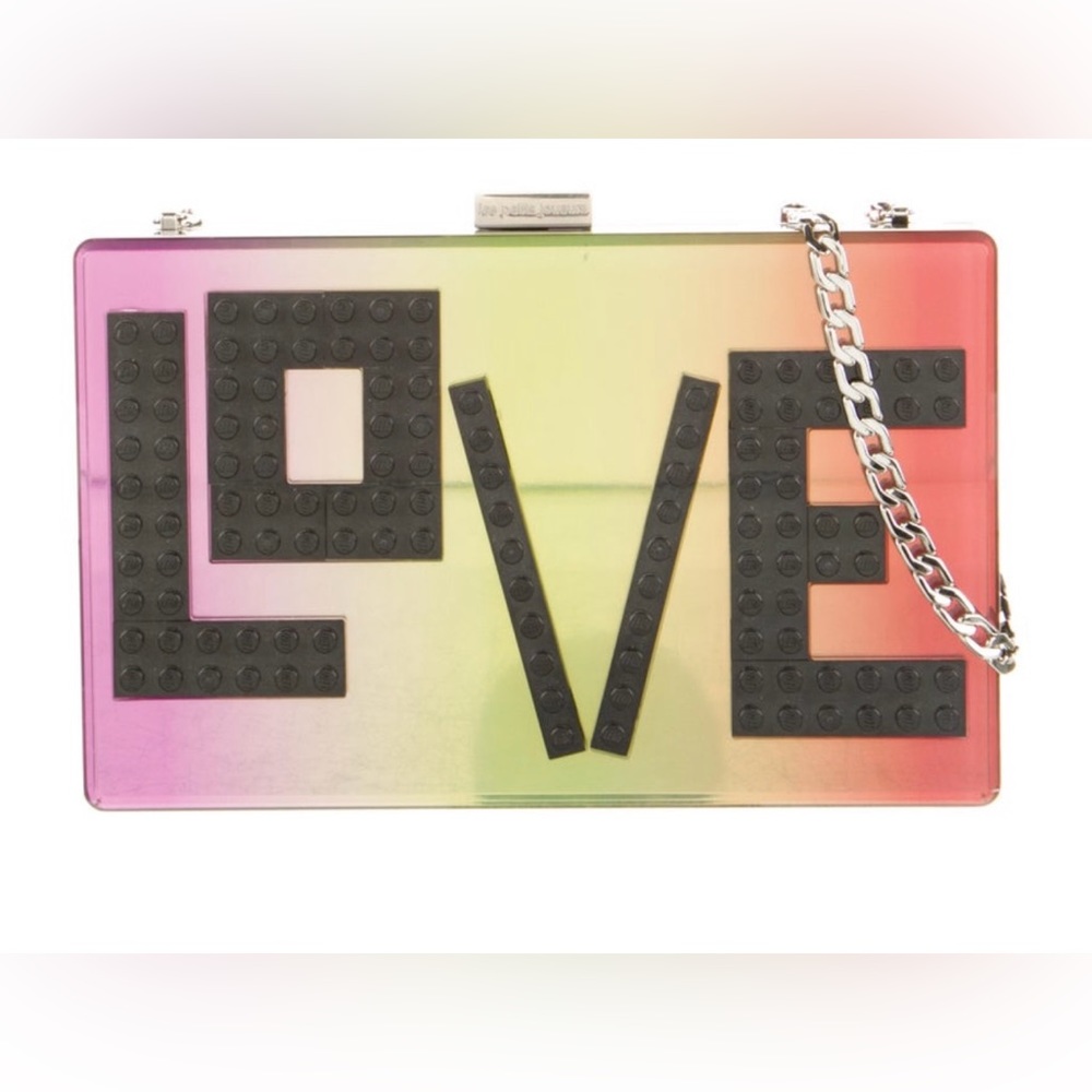 Les Petits Joueurs Acrylic Lego Love Clutch